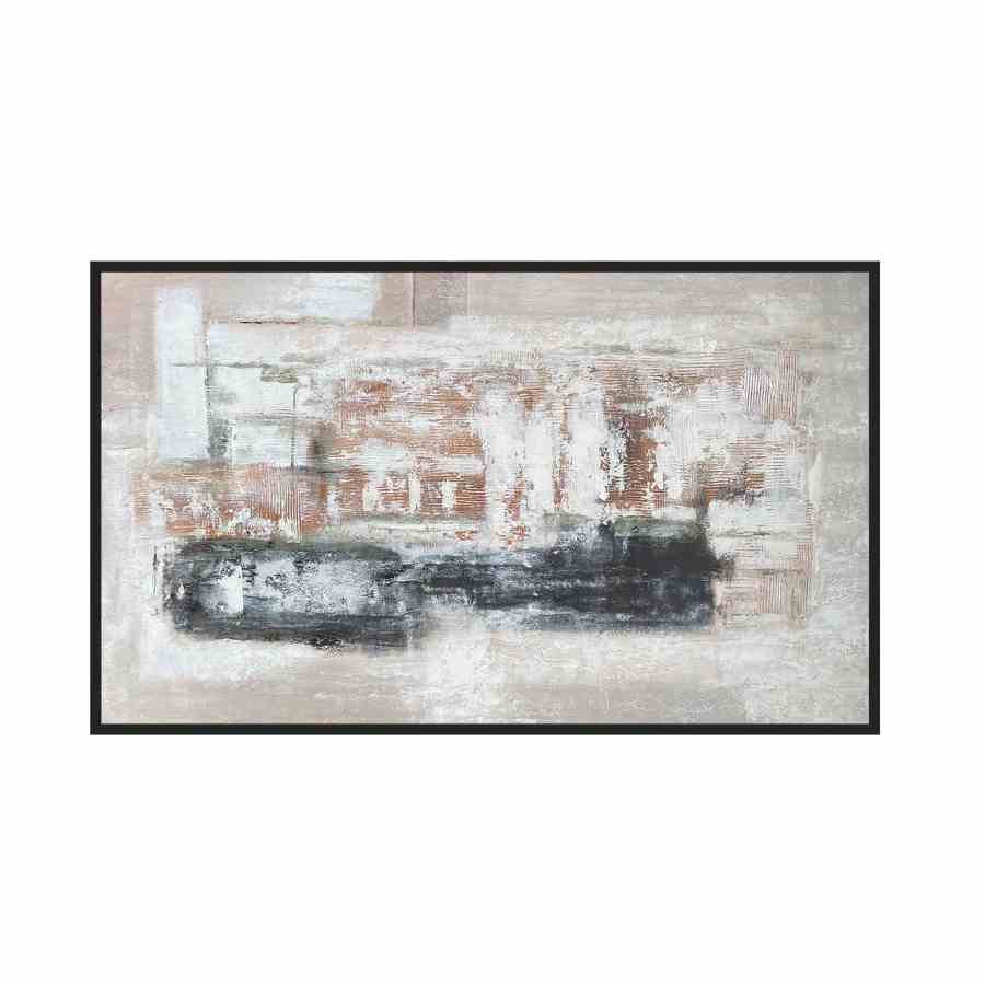 Bilde av Hand painted art with frame ABSTRACT SIGNATURE