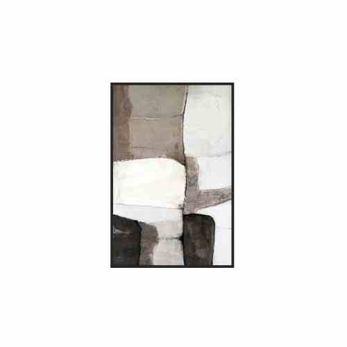 Bilde av Hand painted art with frame BRUSH No.2 ARTWORK