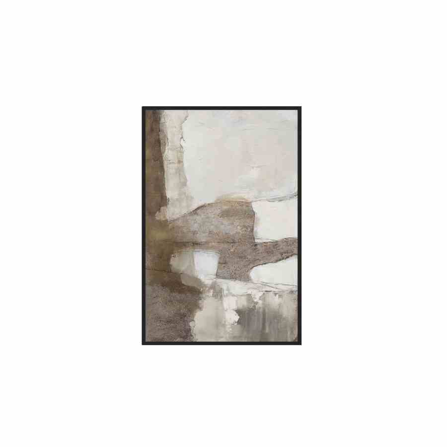 Bilde av Hand painted art with frame BRUSH No.3 ARTWORK
