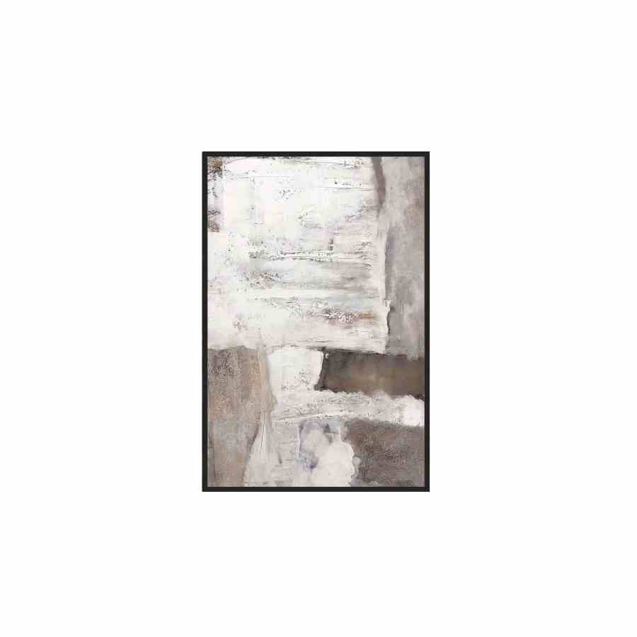 Bilde av Hand painted art with frame BRUSH No.4 ARTWORK