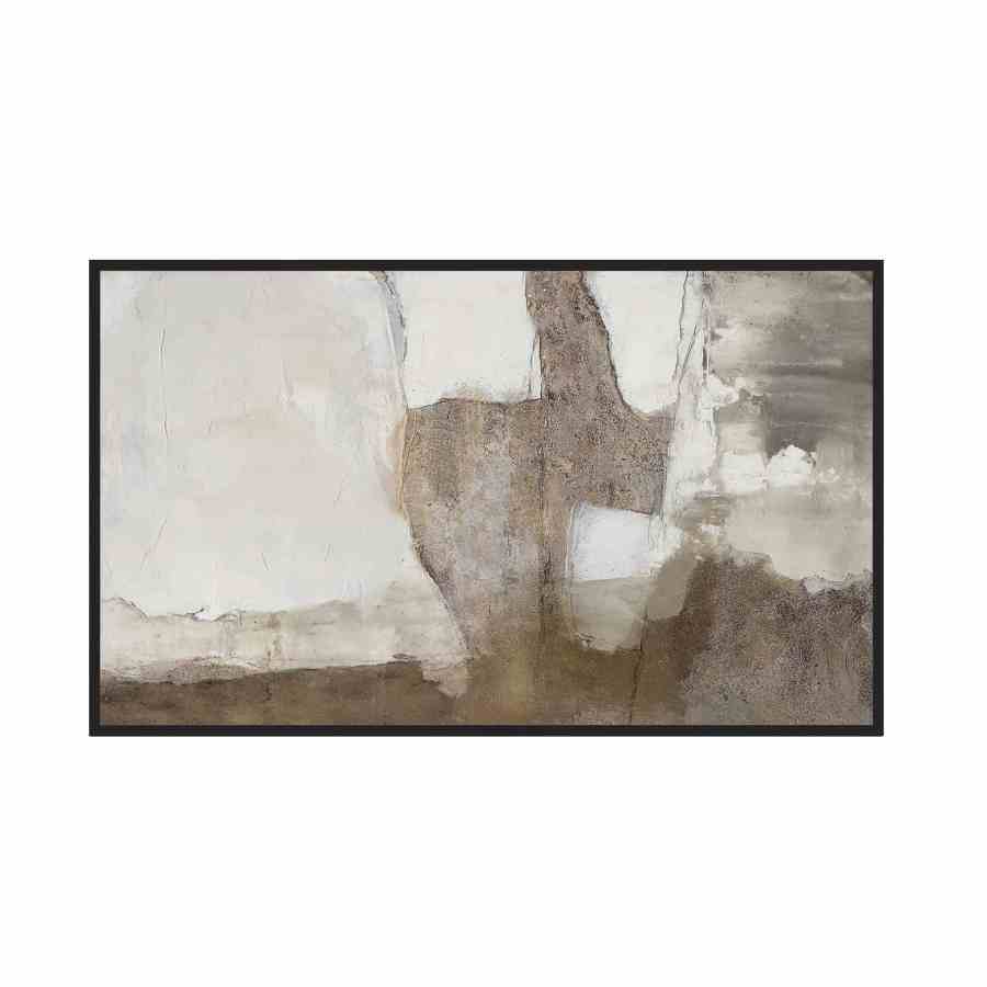 Bilde av Hand painted art with frame BRUSHSTROKES NO.2 -