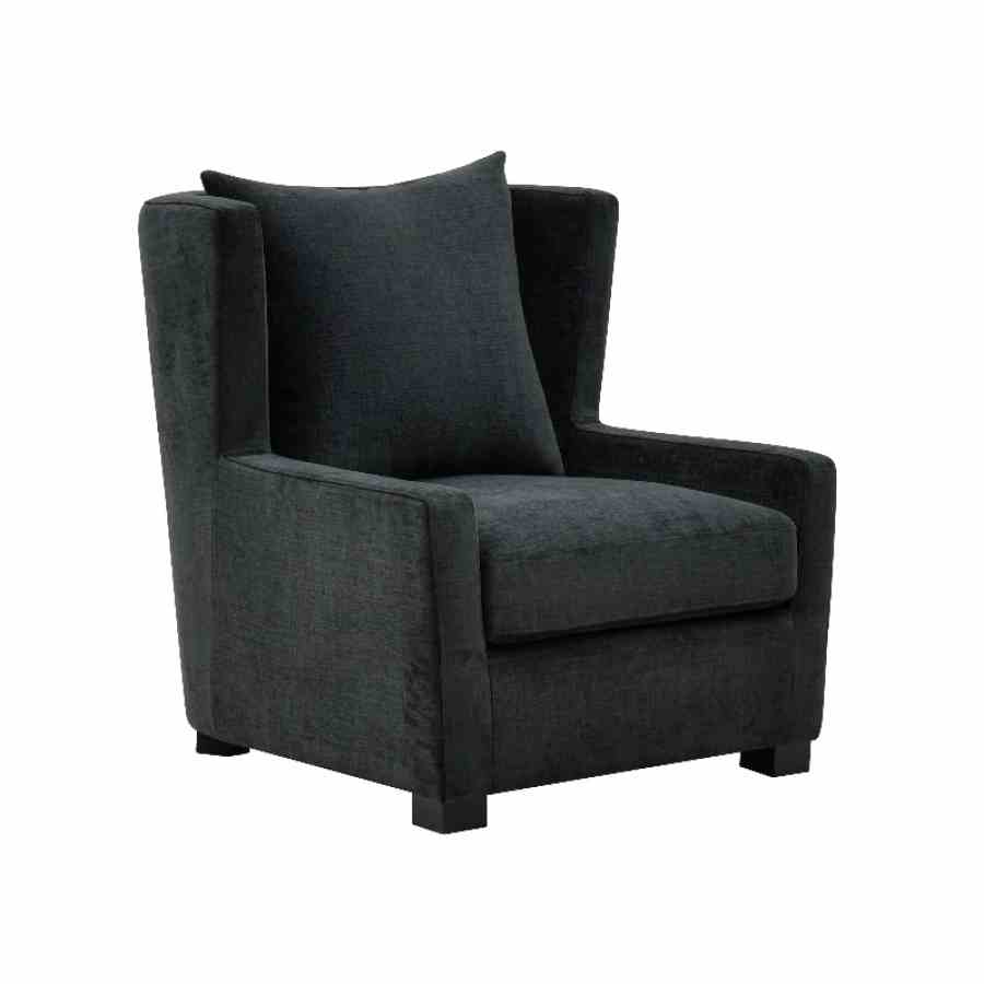 Bilde av Kingston halvrund Chenille Black