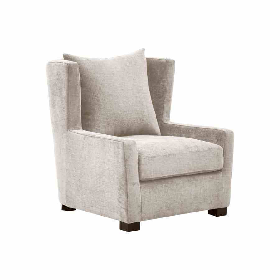 Bilde av Kingston halvrund Chenille Ivory
