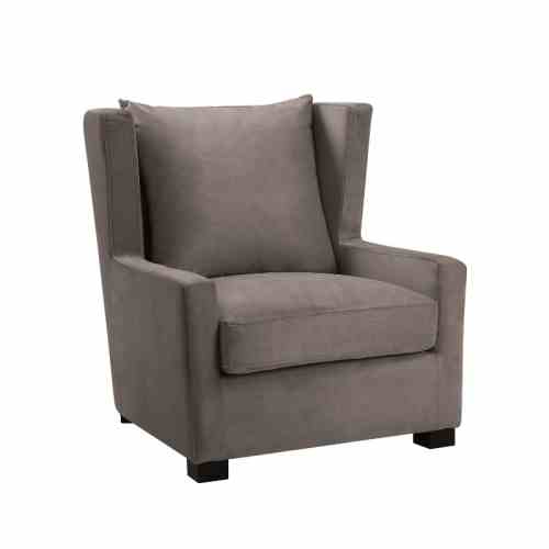 Bilde av Kingston halvrund Velour Brown