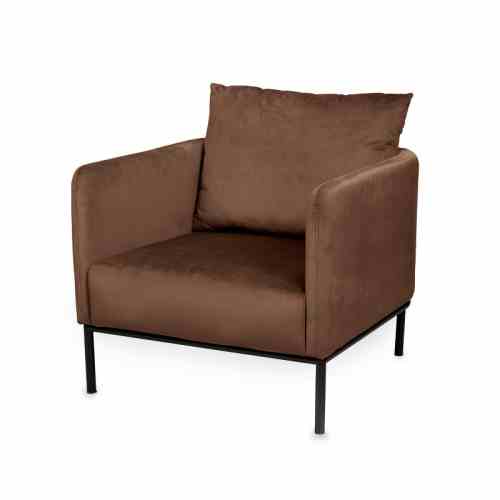 Bilde av Rockefeller halvrund velour Brown