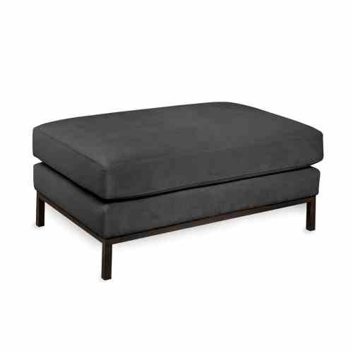 Bilde av Eton velour dark grey m/metall ramme