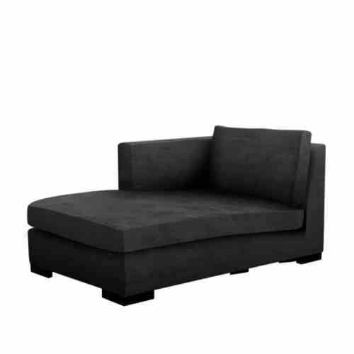 Bilde av Modul chaise lounge left Velour Black