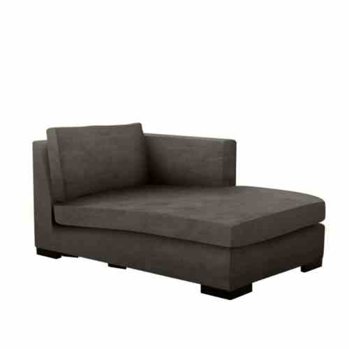 Bilde av Modul chaise lounge right Velour Mole