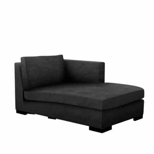 Bilde av Modul chaise lounge right Velour Black