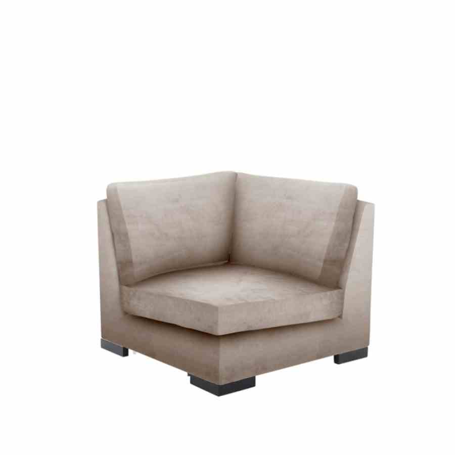 Bilde av Modul hjørne Velor Beige