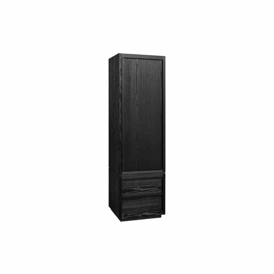Bilde av Garderobeskap Fremont Black grov eikefiner