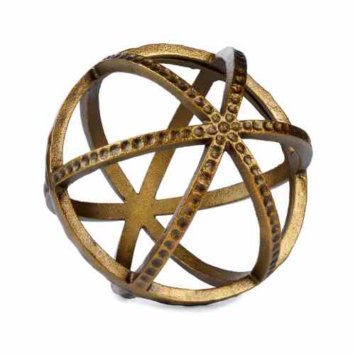 Bilde av DEKO ball metall stor Brass