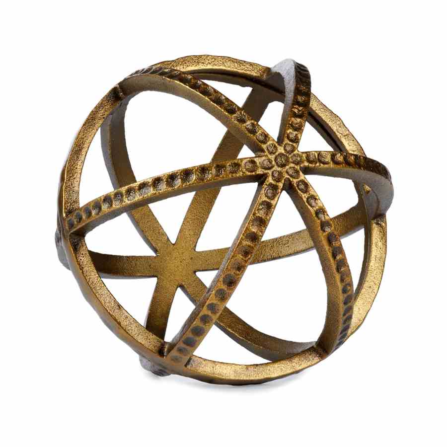 Bilde av DEKO ball metall stor Brass