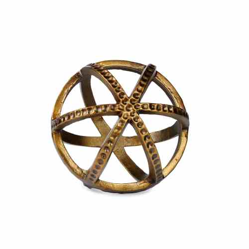 Bilde av DEKO ball metall liten Brass