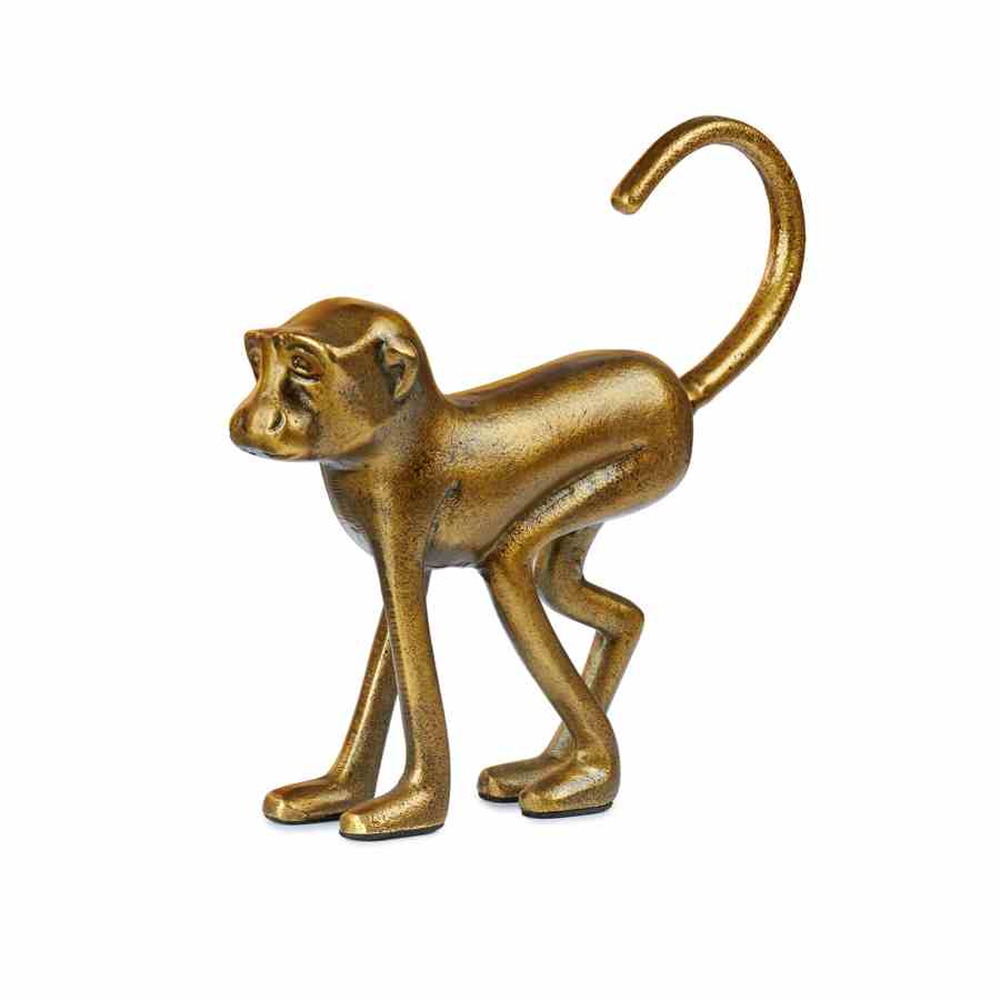 Bilde av DEKO monkey liten Brass