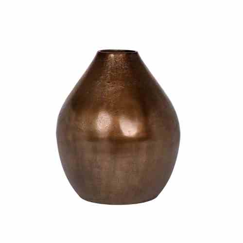 Bilde av Stor blomste vase Bronze