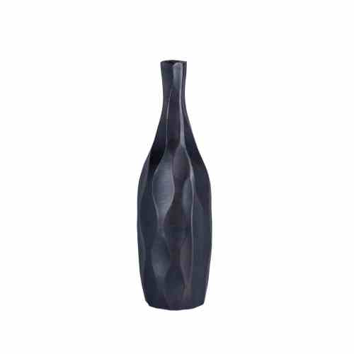 Bilde av Liten blomste vase Dark Bronze