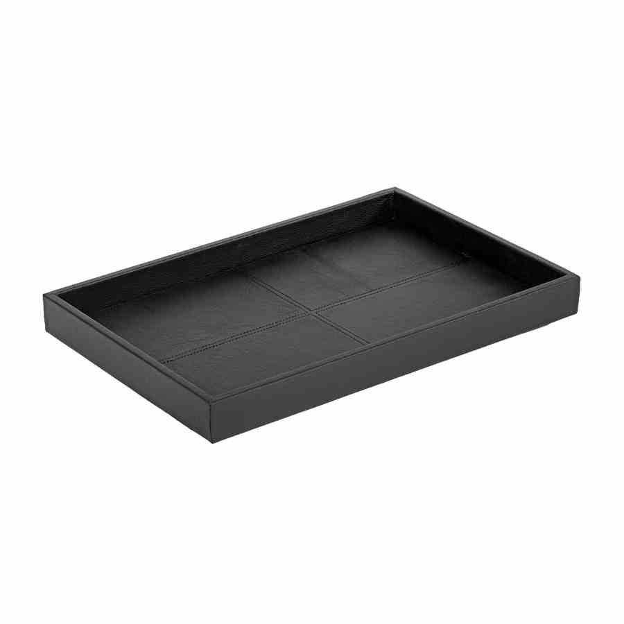 Bilde av Serveringsfat Black leather
