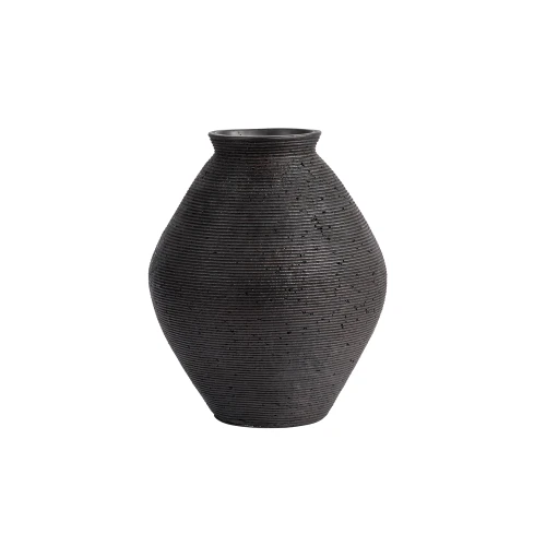 Bilde av Vase keramikk Dark brown