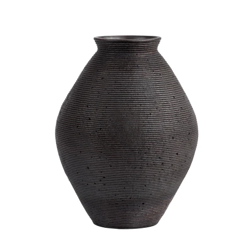 Bilde av Vase keramikk Dark brown
