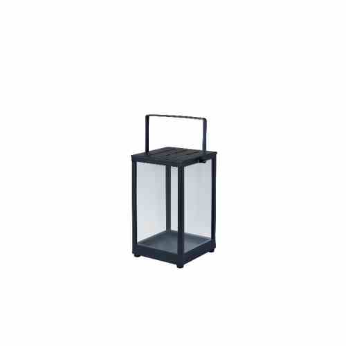 Bilde av Lanterne matt sort aluminium
