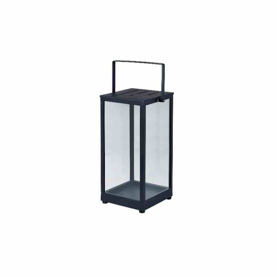 Bilde av Lanterne matt sort aluminium