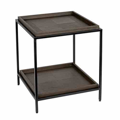 Bilde av black frame Brown Leather
