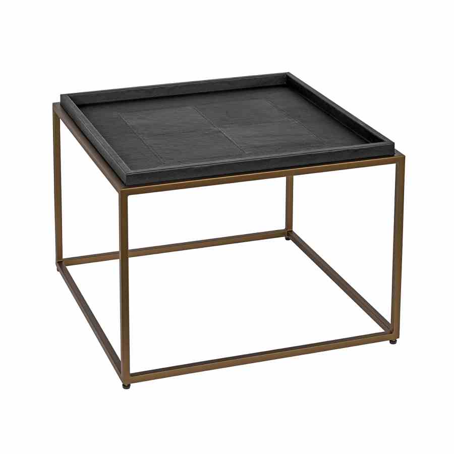 Bilde av bronze frame Black Leather