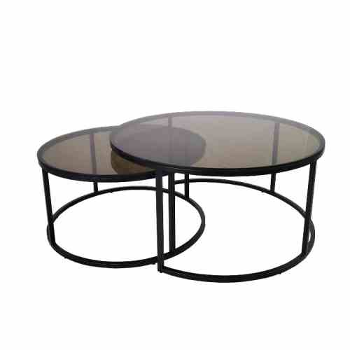 Bilde av Oceanside Bronze glass m sorte bein