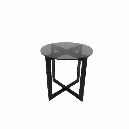 Bilde av Alexandria sort metall Grey glass