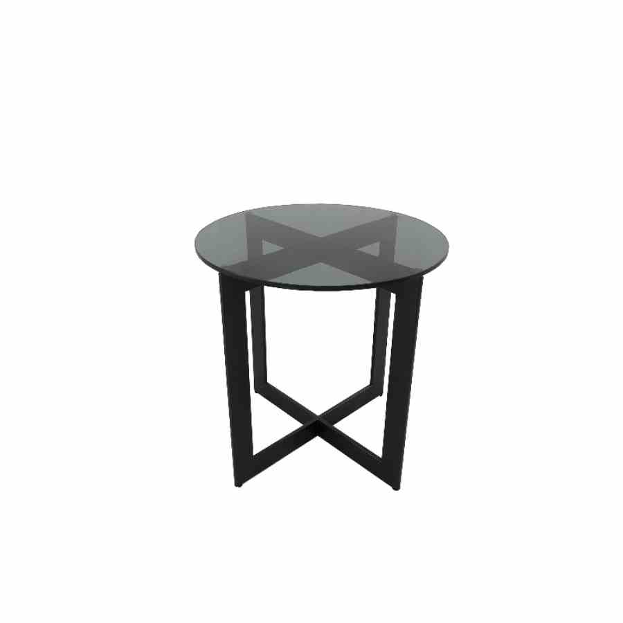 Bilde av Alexandria sort metall Grey glass