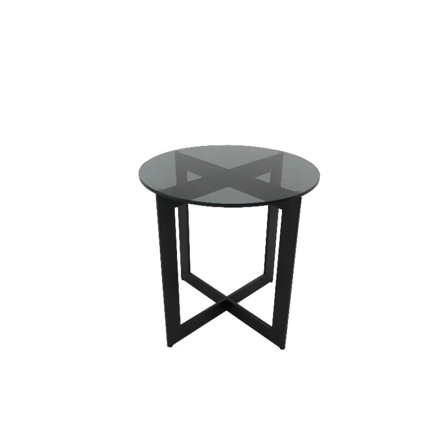 Bilde av Alexandria sort metall Grey glass