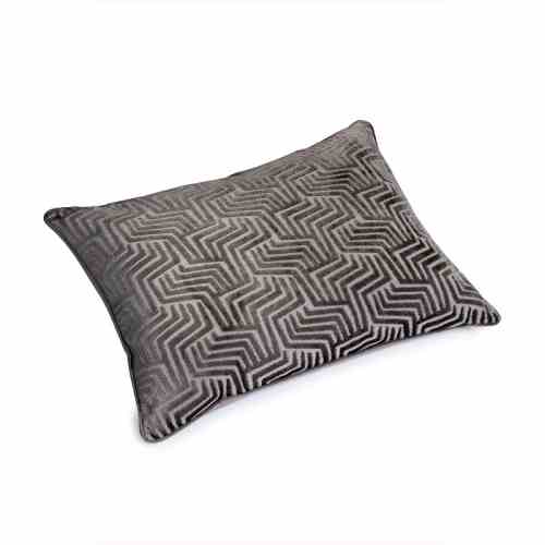 Bilde av Pute 45x60 Cut Velvet Charcoal (Splender)