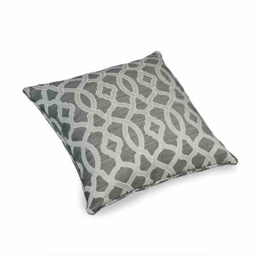 Bilde av Pute 53x53 Geo/Trellis Charcoal (Happiness)