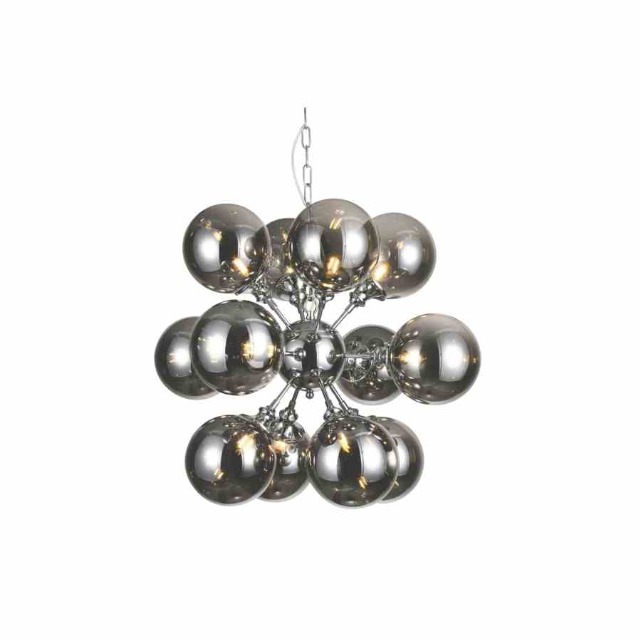Bilde av Taklampe Metz Grey silver glass