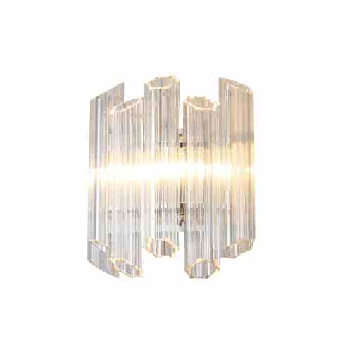 Bilde av Vegg lampe Praha clear glass/chrome