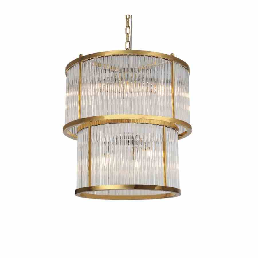 Bilde av Taklampe Corona Gold clear glass