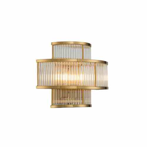 Bilde av Vegglampe Corona Gold clear glass