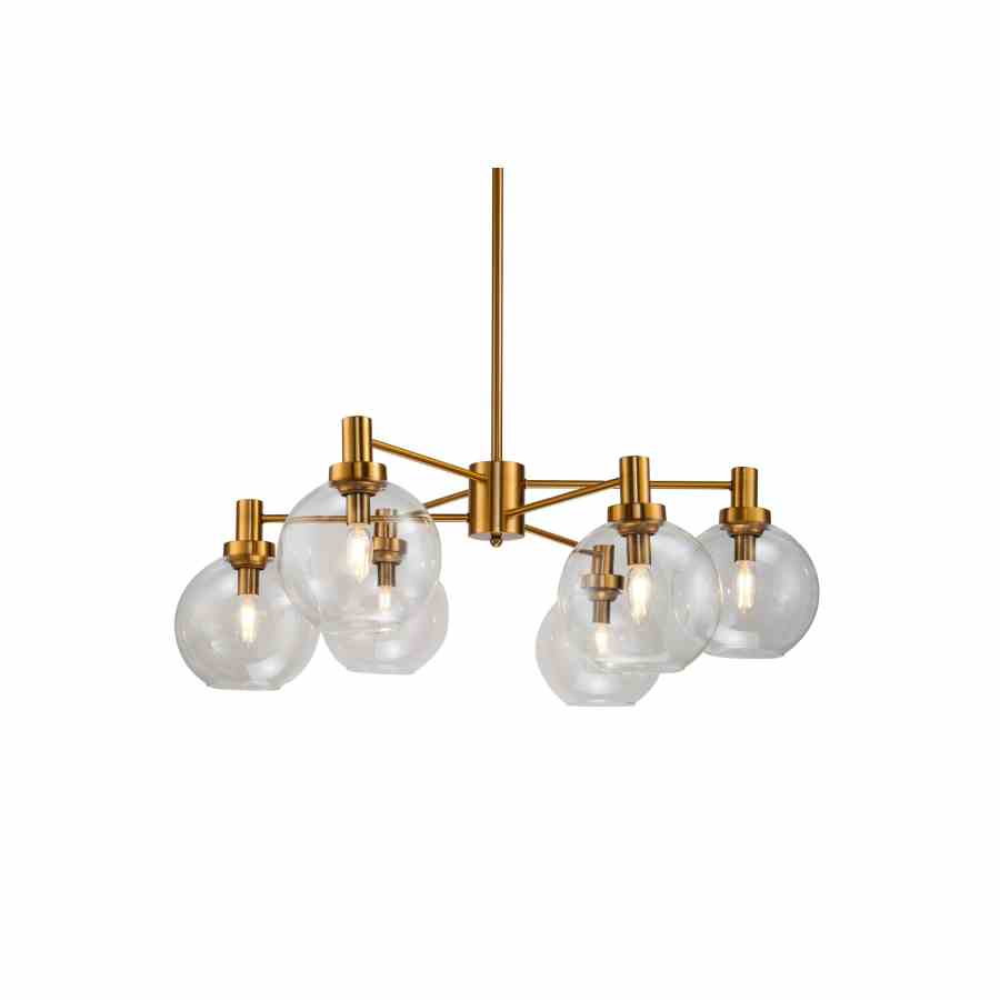 Bilde av Taklampe McAllangold metal and clear glass