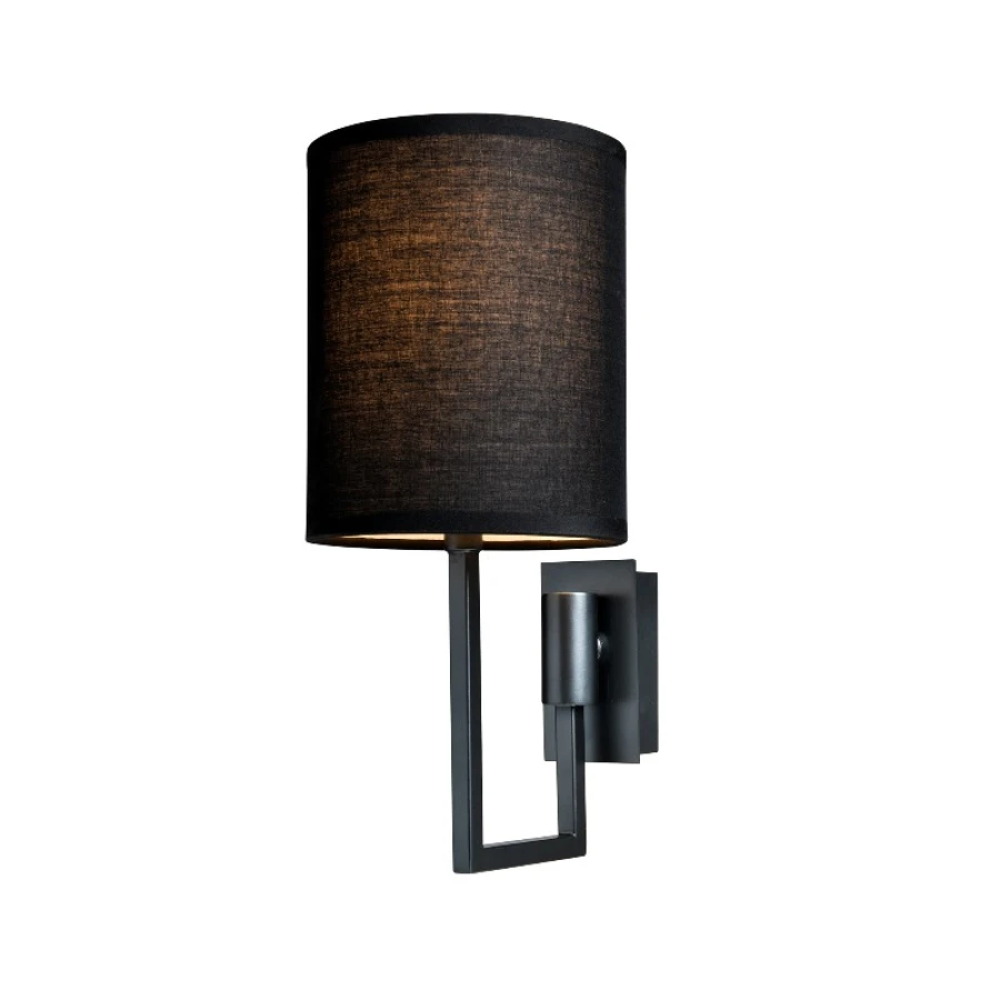 Bilde av Vegg lampe Dublin antrasitt med sort skjerm