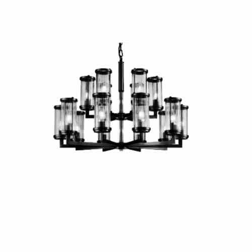 Bilde av Taklampe Lafayette Black / glass