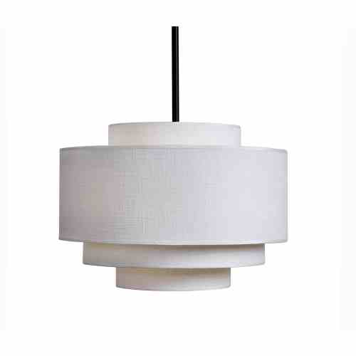Bilde av Taklampe Canton skjerm lin White