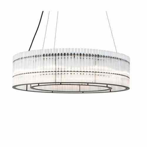 Bilde av Taklampe Hoover Black clear glass