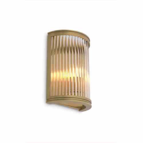 Bilde av Vegglampe Mansion brass / glass