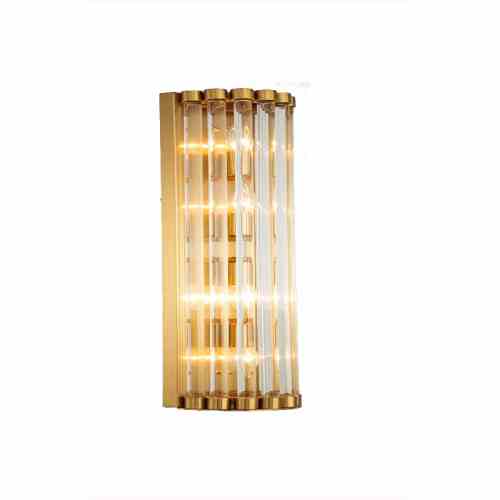 Bilde av Vegglampe San Marco 2 lys Brass / glass