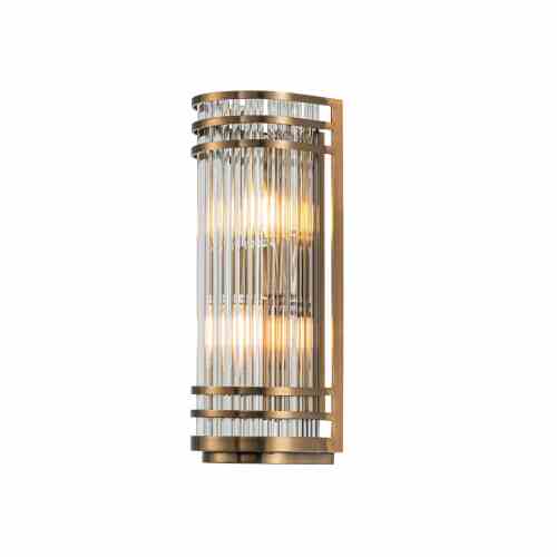 Bilde av Vegglampe CrownBronze / glass