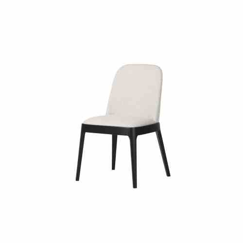 Bilde av Boston Textured linen sorte ben