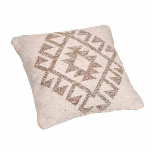 Bilde av Pute 53x53 Kelim no 2 ivory/beige