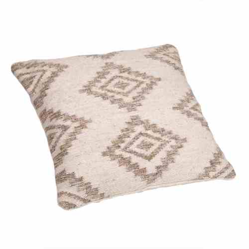 Bilde av Pute 53x53 Kelim no 4 ivory/beige