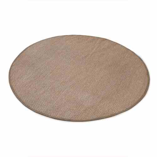 Bilde av Sisal teppe beige Ø-200cm med kanting